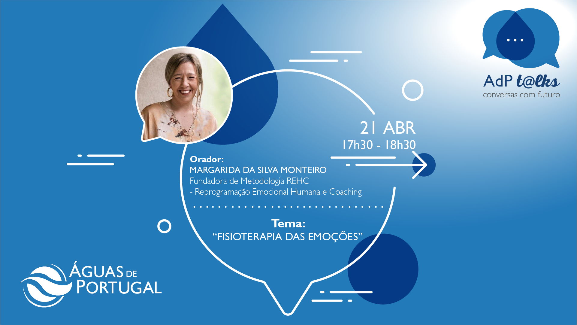 Palestra, AdP T@lks – Conversas com futuro, nas Águas de Portugal.